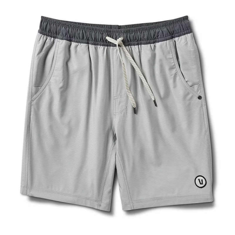 Vuori Short Homme 2XL Gris Kore Doublé Cordon Performance