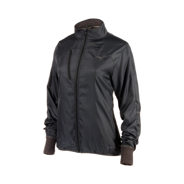 MIZUNO PREMIER HOT BREATH THERMO 厚手　LL Mizuno Women's Breath Thermo® FZ Jacket BLACK