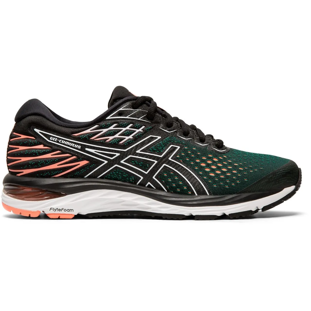 Asics WOMEN S GEL CUMULUS 21 Black Sun Coral