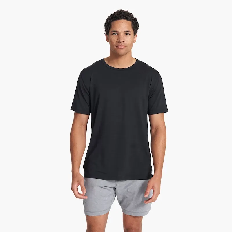 Vuori Men's Zephyr Tee Black Heather